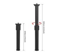 Qcwwy Autres Pièces DE l'appareil Photo ACCESSOIR DE MONOPODE POSE TELESCOPIQUE POUR STABILISATEUR DE TRIPOD AVEC DE 1,6 Pouce DE Diamètre Léger et un Accessoire DE Photographie Portable POUR les