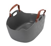 Qcwwy Bacs à Litière Standard pour Chat avec Poignée de Transport pour Grands Chats 50,8 X 33 X 20,3 Cm - Spacieux - Contrôle des Odeurs - Design Anti-éclaboussures - Toilettes Portables pour Chat -