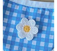 Qcwwy Bandanas pour Animaux de Compagnie, Vêtements pour Chats, Petits Chiens, Bichon, Teddy de Poméranie, avec Boucle en Métal Réglable, Bandana en Coton pour Chien, Bavoirs à Carreaux écossais