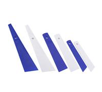 Qcwwy Bâtonnets de Colle en Plastique, 6 Pièces, Utilisation Confortable, épandeurs de Colle pour l'artisanat et Le Travail du Cuir, Outils en Cuir