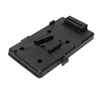Qcwwy Batterie de Sac à Dos Moupnon V Moup de Batterie Plaque de Plaque de d'alimentation d'alimentation Adaptateur Adaptateur Bielle Berceau Verrouillage Câble CC pour la Caméra BlackMagic LED