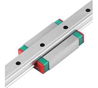 Qcwwy Bloc de Guidage de Rail Coulissant Linéaire, Kit de Rail de Mouvement Linéaire Miniature 250 Mm 300 Mm 400 500 550, Glissière à Roulement à Billes Lisse, Montage pré-percé pour (500mm)