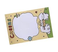 Qcwwy Bloc-notes de Dessin animé Mignon, Bloc-notes à Règles Juridiques pour Enfants étudiants, Bureau d'étude, écriture, Gribouillage, Fournitures Scolaires