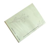 Qcwwy Bloc-notes de Fournitures Scolaires Bloc-notes Décoratifs pour Manuel avec écriture Fluide Sensation Confortable de Message sur le Thème de la Nature de Message Polyvalent sur le Thème de la