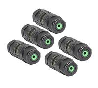 Qcwwy Boîte de Jonction, Connecteur M25 étanche Ip68 à 3 Fils, Protection Durable pour les Lumières LED Extérieures et les Applications de Jardin