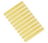 Qcwwy Boîte en Bois 100 Mm de Long Hinge Jaune 10 Pc