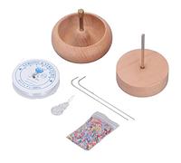 Qcwwy Bol Tourneur de Perles, Récipient Rotatif pour Perles, avec 1000