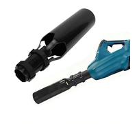 Qcwwy Booster d'air de Souffleur de Feuilles, Accélérateur de Flux d'air de Fixation de Tube D'extension de Souffleur de Feuilles sans Fil Portable pour Le Nettoyage des Allées de (Black)