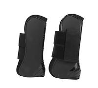 Qcwwy Botte de Protection des Sabots de Chevaux 4 Pièces Bottes de Tendon de Cheval Botte de Protection des Sabots de Chevaux Fournitures équines Légères et Réglables Sécurisée des Jambes pour Le