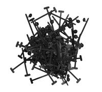 Qcwwy Boucle de Cravate de Câble, 100 PCS Cable Times Clips Self Locking Design Electrical Tie Enveloppe Nylon Universal Zip Tie Habit pour Home Construction Electronics Automotive