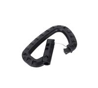 Qcwwy Boucle Extérieure en Forme de D, Acier Plastique Haute Résistance, Mousqueton à Action Rapide pour Matériel de Camping et d'escalade, Taille 3,35 X 2,16 Pouces