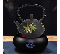 Qcwwy Bouilloire à thé Japonaise en Fonte, Bouilloire à thé en Fer Non Revêtu de Style Japonais pour Cérémonie du, Ornements de Décoration pour la Maison