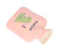 Qcwwy Bouillotte en PVC Anti-fuite, Coussin Chauffant Portable pour Soulager la Douleur, capacité de 500 Ml, Idéal pour les Crampes, Soutien du Cou et des épaules, Chaleur Douce pour la Maison et