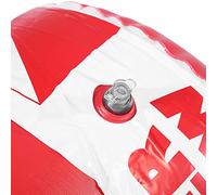 Qcwwy Boule de Bouée de Plongée, Flotteur de Marqueur en PVC pour la sécurité des Plongeurs, Couleur Rouge Vif, Gonfle Rapidement 45,5 Cm, Parfait pour la Plongée en Apnée et la