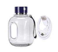 Qcwwy Bouteille D'eau à Hydrogène, 1,8 L 1800 PPb PCTG Machine à Eau à Hydrogène étanche Cruche Portative de Générateur D'eau Riche en pour les Voyages de Remise en Forme à (BLUE)