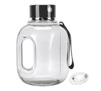 Qcwwy Bouteille D'eau à Hydrogène, Générateur D'eau à Hydrogène Portable Rechargeable 1,8 L Grande capacité pour la Maison, le Bureau, les Voyages, le Sport, Cadeau pour Mari, Femme, (BLACK)