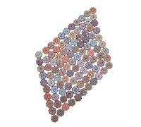 Qcwwy Boutons en Bois à 2 Trous Boutons en Bois en Forme de Fleur 100 Pièces 20 Mm Style Rétro Bel Artisanat Exquis à 2 Trous pour Coudre des Vêtements Vestes Chapeaux Projets Accessoires de Vêtement