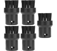 Qcwwy Brosse De Nettoyage pour Cuiseur Vapeur, Brosse De Machine À Vapeur, Brosse De Remplacement pour Cuiseur Vapeur, Brosse De Nettoyage Noire pour Kärcher Sc1 Sc2 Sc3 Sc4 Sc5