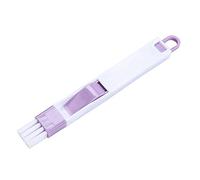 Qcwwy Brosse de Rainure de Fenêtre 2 en 1 Poule de Poussière Nettoyage Brosse du Clavier Clavier Cuisine Cuisine Fendre Nettoyeur de Poussière Piste de Piste Rétalie du Coin de Nettoyage de de de