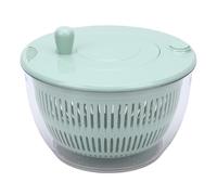 Qcwwy Broyeur de Cuisine Manuel Polyvalent, Essoreuse à Fruits et Légumes avec 5 Têtes de Interchangeables en Acier Inoxydable pour Laver, Sécher, Trancher, Passoire à Jaune d'œuf, Essoreuse à