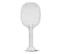 Qcwwy Bug Zappers, Tapette à Mouches Rechargeable Tapette à Mouches Raquette à Mouches électrique avec Lumière Anti-Insectes électrique Bug pour la Maison électrique Tapette à Mouches Raquette