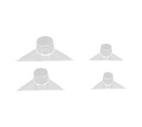 Qcwwy Buse de Sortie d'eau Triangulaire en Bec de Canard, 4 Tailles, Buse D'aquarium en Acrylique Transparent avec Tube Creux pour Aération du Débit d'eau D'aquarium 16 Mm, 20 Mm, 25