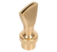 Qcwwy Buses de Fontaine, Arroseurs Goutteurs avec Direction Réglable et Filetage G3/4 pour Jardin, étang, Parc, Paysage Extérieur, Buse de Fontaine en Laiton en Forme d'éventail, Jardinage
