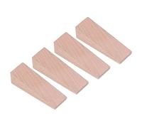 Qcwwy Butée de Porte en Bois, Cale de Porte Antidérapante, élimine le Bruit de Collision, Idéal pour une Utilisation au Bureau à Domicile