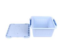 Qcwwy Cage de Cage Portable Portable Légère, Charge Rapide et Décharge pour Les Petits Animaux, Idéal pour Voyager à L'extérieur, Le Mur en Plastique Le Plus élevé