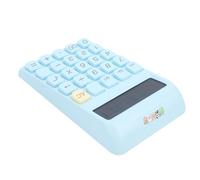 Qcwwy Calculatrice de Bureau à 12 Chiffres, Grand écran LCD avec Boutons Haute Performance, pavé Inférieur sans Glissement pour Un Usage à Domicile (Blue)