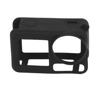 Qcwwy Caméra en Silicone et Capule Caméra en Silicone Pochette de Protection en Black Black pour Osmo Action 3 4 5 Adhésion Améliorée et commodité pour Les Artisanat à Usage Extérieur
