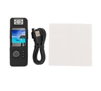 Qcwwy Caméra Portable, Enregistrement Haute Définition, Fonction D'Enregistreur Montée sur Le Corps, Caméra de Sport à Pouce Magnétique, Appareil Compact et Facile à Utiliser,