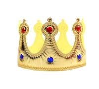 Qcwwy Chapeau de Couronne de Prince en Tissu, Accessoire de Costume de | Tissu Non tissé en Peluche, Solide, Flexible, Brillant et Joyeux, Accessoire Photo pour Fête D'anniversaire, Costume de