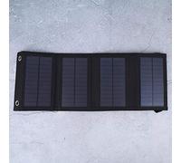 Qcwwy Chargeur de Panneau Solaire Portable 10 W 5,5 V, Panneau Solaire Pliable avec Haute efficacité de Conversion, Chargeur USB étanche pour Camping en Plein Air, Sac à Dos,