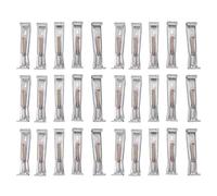 Qcwwy Cintres de Gouttière à Vis Rapides, Supports Robustes en Aluminium pour Avant-toit Droits ou Coudés, Idéaux pour Fixer les Gouttières Affaissées 30 Pièces