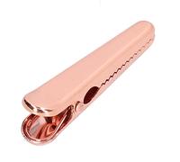 Qcwwy Clamp/Holder de Scellage en Acier Inoxydable, Clamp/Holder de Fermeture serré pour le Stockage des Aliments, Conception à Prise Facile de 7.9Cm pour la Cuisine et le Bureau, Fournitures (#3)