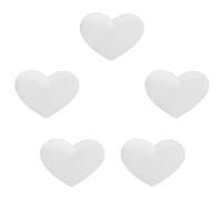 Qcwwy Coeur Confetti Décoration éponge Coeur en Forme Décoration Amour en Forme de Pétales éponges à la Main Bricolage de Pétale de (2,1 cm blanc 500 pièces/pack)