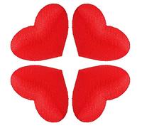 Qcwwy Coeur Confetti Décoration éponge Coeur en Forme Décoration Amour en Forme de Pétales éponges à la Main Bricolage de Pétale de (2,1 cm Big Red 500 pièces/pack)
