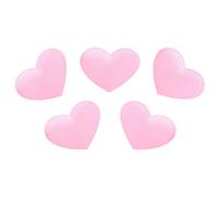 Qcwwy Coeur Confetti Décoration éponge Coeur en Forme Décoration Amour en Forme de Pétales éponges à la Main Bricolage de Pétale de (2,1 cm Pink 500 Pieces/Pack)