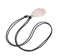 Qcwwy Collier Pendentif en Pierre de Guérison, Bijoux en Pierre de Chakra pour une énergie Positive avec un Design Minimaliste et Léger pour Femmes et Hommes, Ornements Cadeaux (21.02)