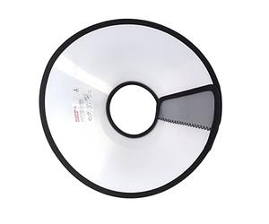 Qcwwy Colliers de Récupération Cônes pour Chat, Produits Quotidiens, Collier de Chirurgie pour Animaux de Compagnie, en Plastique Translucide, Empêche Le Léchage des Morsures pour Chiens, Chats, (2#)