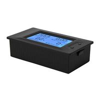Qcwwy Compteur d'énergie à Affichage Numérique Autres Testeurs Détecteurs Testeur de Batterie de Puissance avec Stockage en Temps Réel pour Mesurer DC 6,5 100 V 0 30 A 0 3 KW 0 9999 KWh Compteur