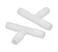Qcwwy Connecteur de Soupape de Commande en Forme de T, Joint de Tube d'air D'aquarium en Plastique de 10 Mm, Raccord de Tuyau d'eau pour Raccord de Tuyau D'aquarium