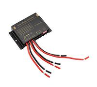 Qcwwy Contrôleur de Charge Solaire, Protection Durable et Sûre pour Système de Lampadaire avec Surcharge, Décharge, Protection contre les Courts-circuits, Prises de Commutateurs 12 V 24 V