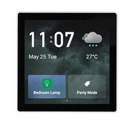 Qcwwy Contrôleurs d'interrupteurs d'éclairage Commande Vocale à écran Tactile LCD avec Large Tension 100 240 V pour une Utilisation Mondiale Panneau de Commande de Maison Intelligente Hub Central
