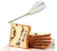 Qcwwy Couteau à Découper électrique dentelé, Pain électrique Portable, Couteau à Découper la Viande Congelée pour la Viande, le Pain, les Légumes, les Fruits, la Dinde, la