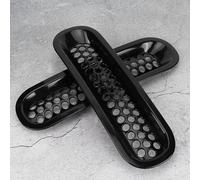 Qcwwy Couverture de Calandre en ABS Noir pour Pare-chocs Avant de Voiture pour des Performances Améliorées, Convient pour la Garniture Extérieure Automobile JK Unlimited 2007 2017