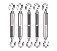 Qcwwy Crochet de Tension Réglable - Tension de Corde Métallique élevée: Un Bon Effet de Fixation pour Les Chaînes en Acier et Le Réglage de la Succession (M4)