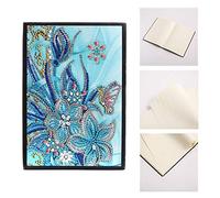 Qcwwy Diamant Flower Paint Notebook Élégant DIY pour Parcourir 50 Pages pour les Familles et les Amis