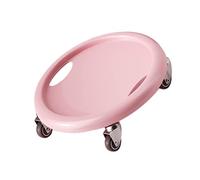 Qcwwy Disque Coulissant, Curseur AB Antidérapant pour l'entraînement de Base, 4 Rouleaux, équipement d'exercice Léger pour la Maison et la Salle de Sport (Pink)